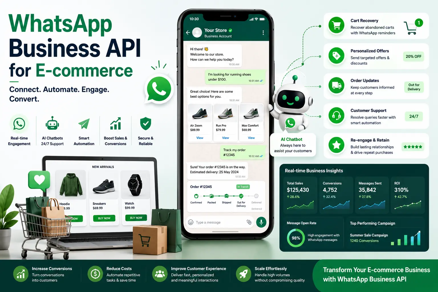 WhatsApp Business API for E-commerce: The Ultimate Guide to Boosting Sales and Customer Engagement
