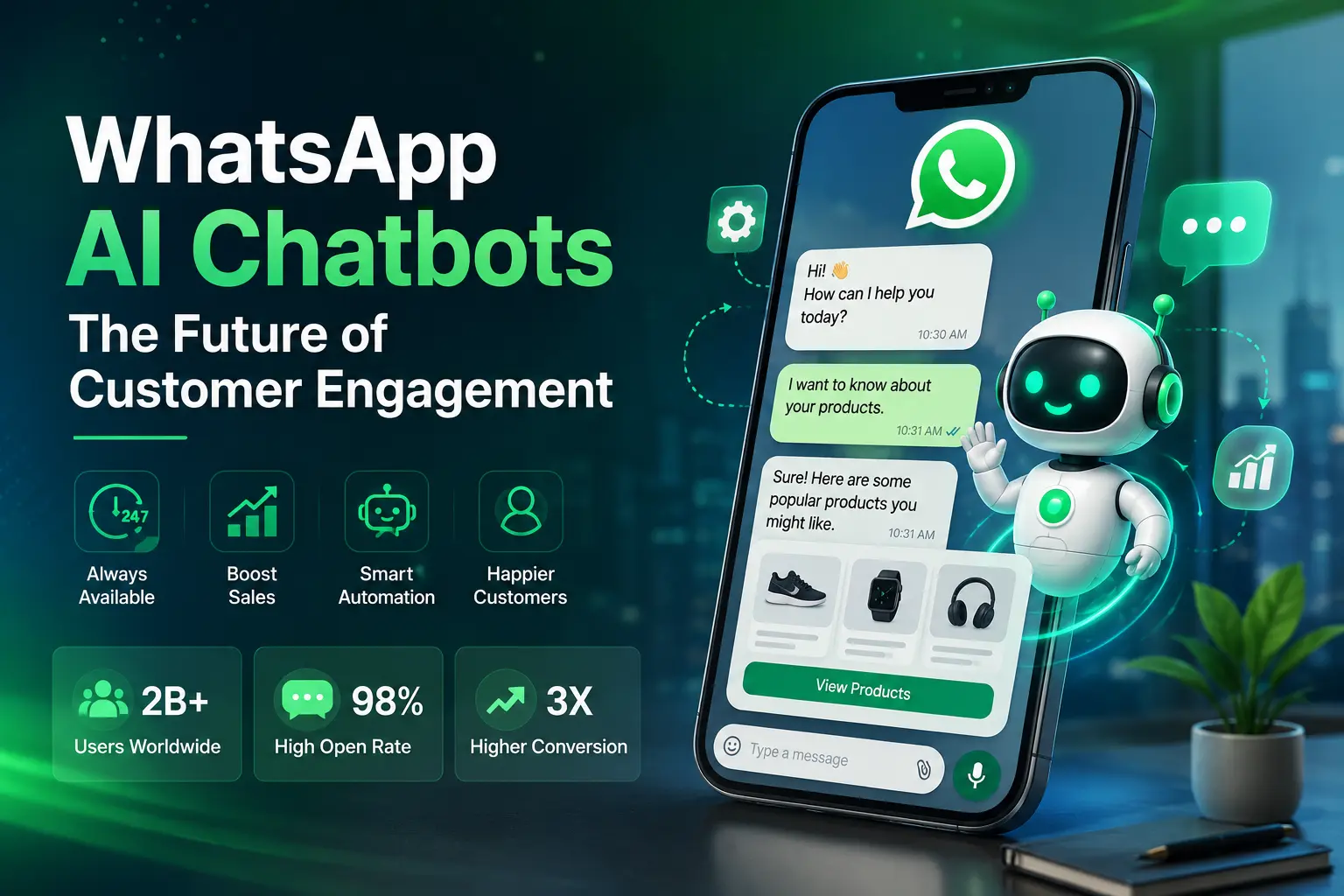 WhatsApp AI Chatbots in 2026: The Future of Customer Engagement for Businesses